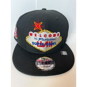 San Francisco 49ers New Era Super Bowl LVIII Tarmac 9FIFTY Snapback Hat - BLACK